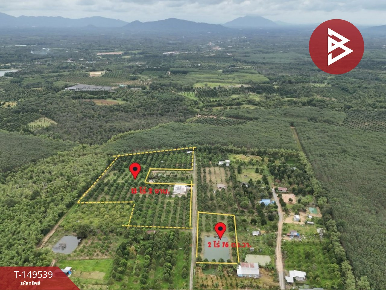 ขายบ้านเดี่ยวพร้อมที่ดิน เนื้อที่ 15 ไร่ 2 งาน 77 ตร.วา มะขาม จันทบุรี
