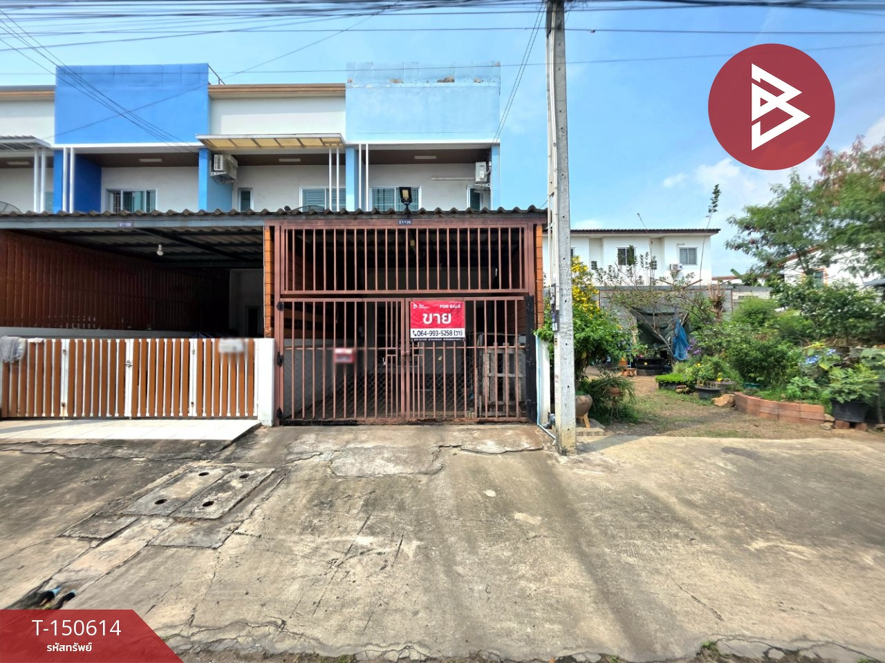 ขายทาวน์เฮ้าส์หลังริม หมู่บ้านโกลเด้นทาวน์ แหลมฉบัง (Golden Town Laem Chabang)