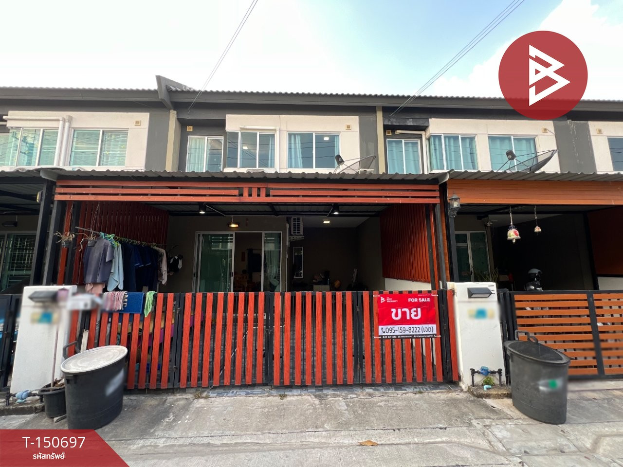 ขายทาวน์เฮ้าส์ หมู่บ้านพฤกษา122 อมตะ-บายพาส (Baan Pruksa122 Amata-By Pass) นาป่า ชลบุรี