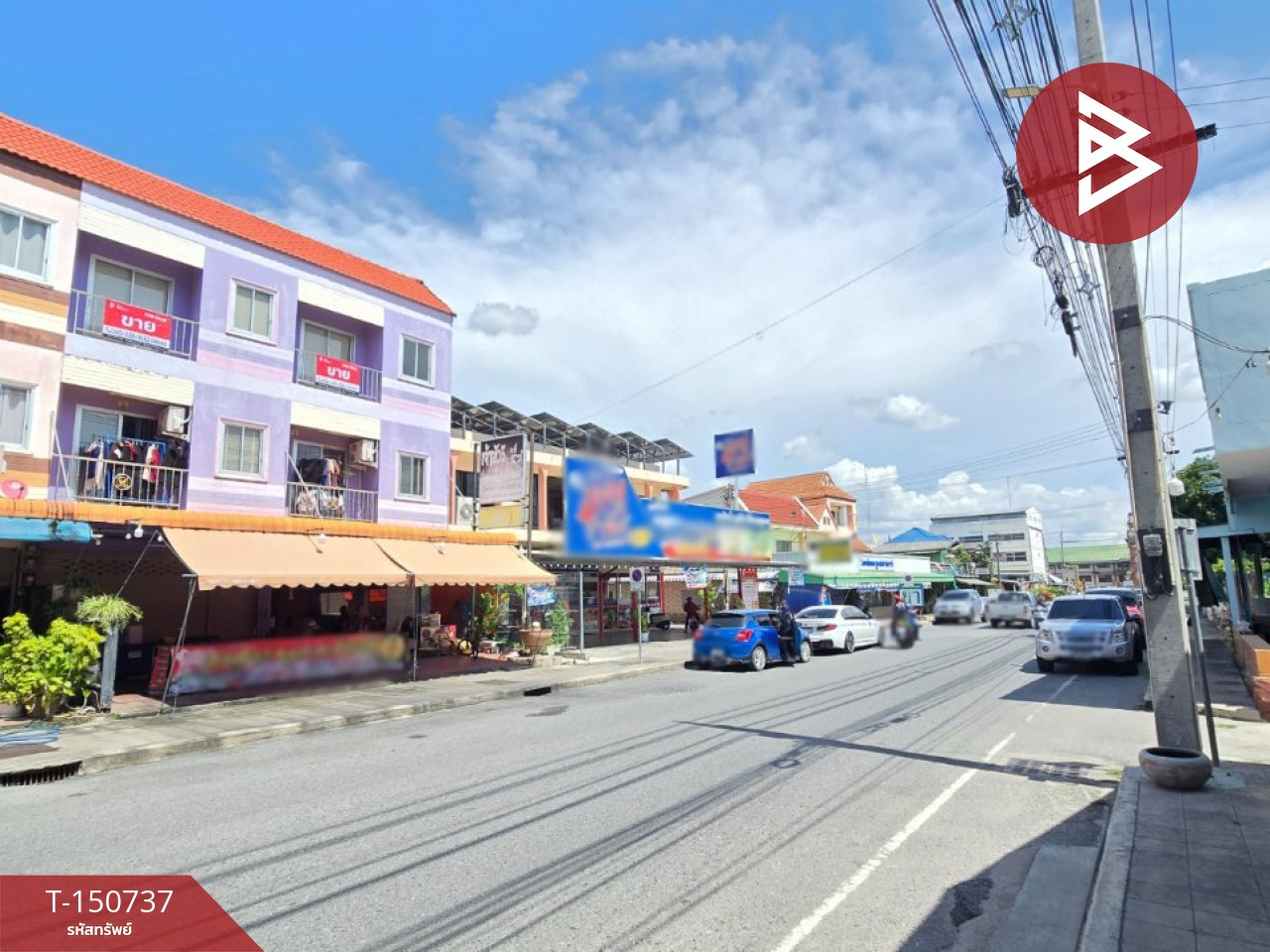 ขายอาคารพาณิชย์ 3 ชั้น เนื้อที่ 34 ตร.วา พานทอง ชลบุรี