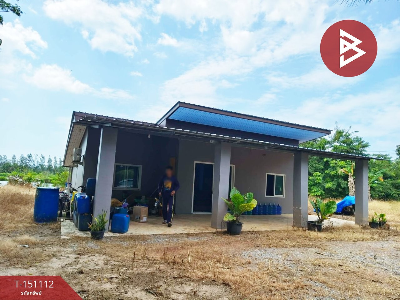 ขายบ้านเดี่ยวพร้อมที่ดิน เนื้อที่ 2 งาน 93.5 ตร.วา แกลง ระยอง