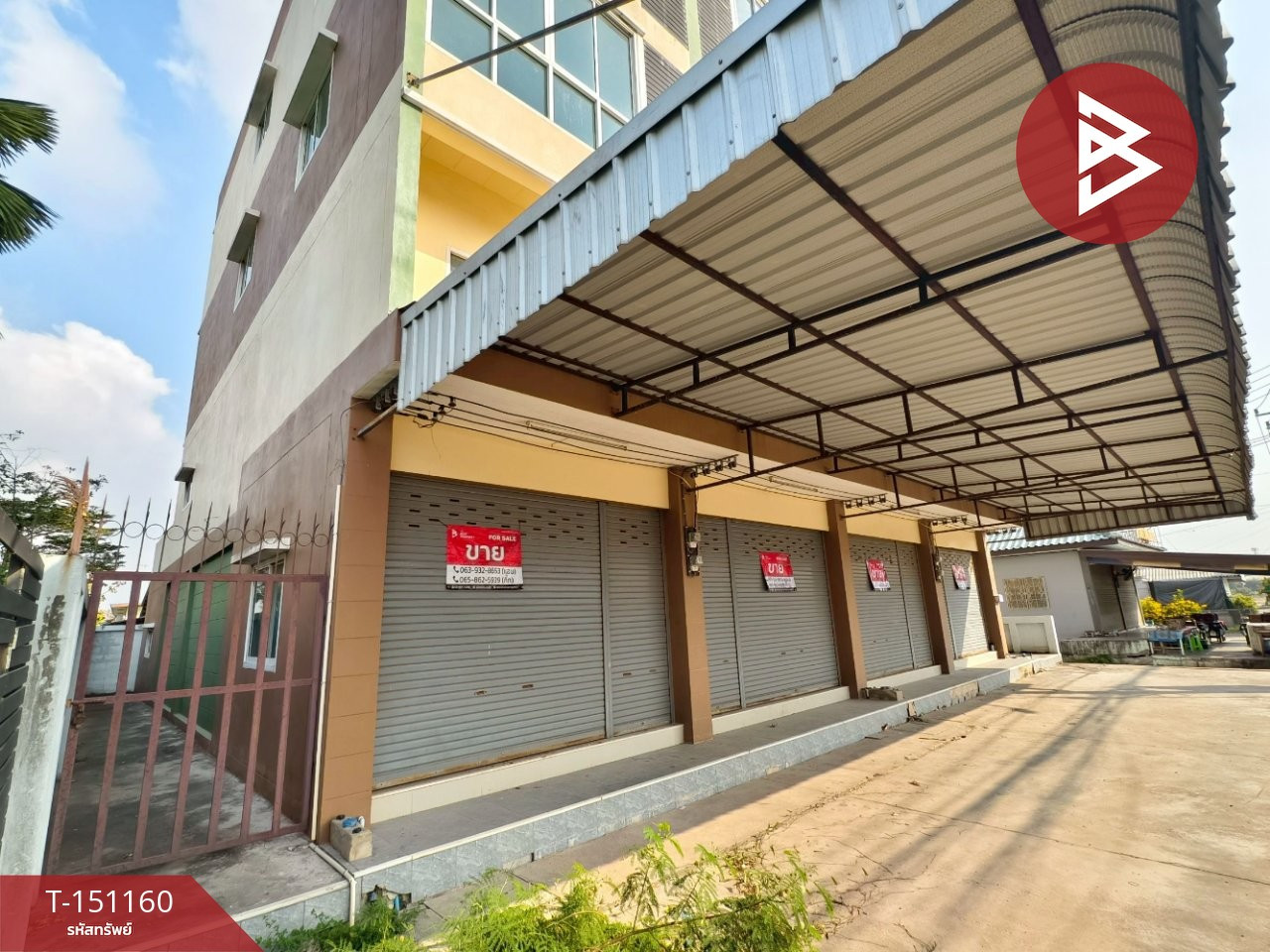 ขายอาคารพาณิชย์ 4 คูหา เนื้อที่เริ่มต้น 25 - 38.9 ตร.วา พันท้ายนรสิงห์ สมุทรสาคร