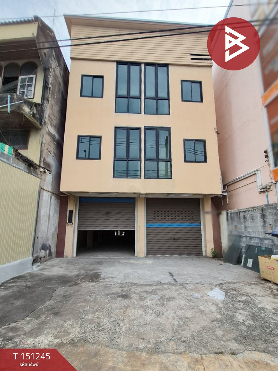 ปล่อยเช่าอาคารพาณิชย์ 3 ชั้น เนื้อที่ 56 ตร.วา บ้านสวน ชลบุรี