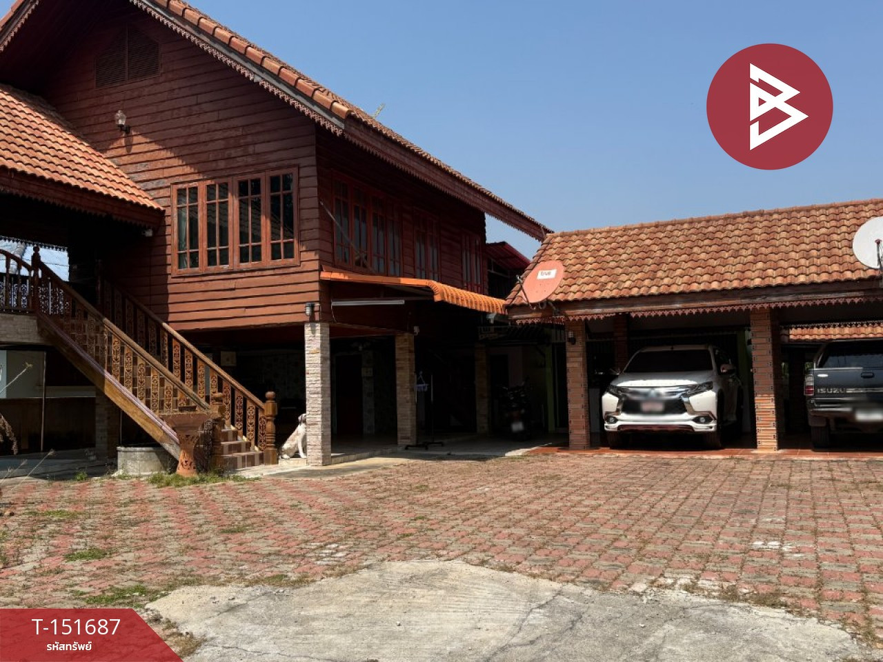 ขายบ้านเดี่ยวพร้อมที่ดิน เนื้อที่ 1 งาน 25.3 ตร.วา เวียงหนองล่อง ลำพูน