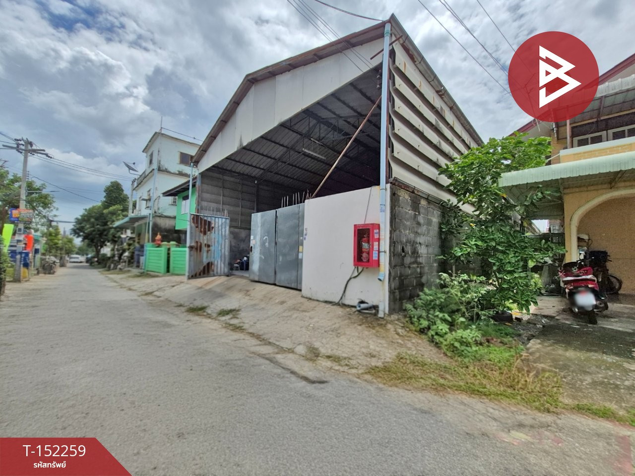 ขายโกดัง เนื้อที่ 1 งาน ท้ายบ้าน สมุทรปราการ