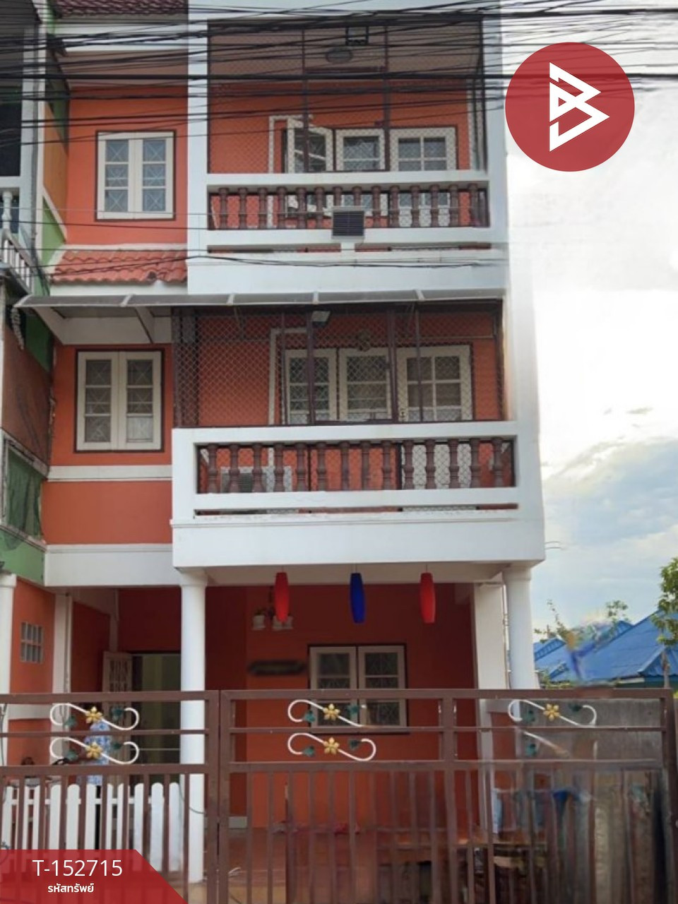 ขายทาวน์โฮม 3 ชั้น เนื้อที่ 23 ตร.วา ชะอำ เพชรบุรี