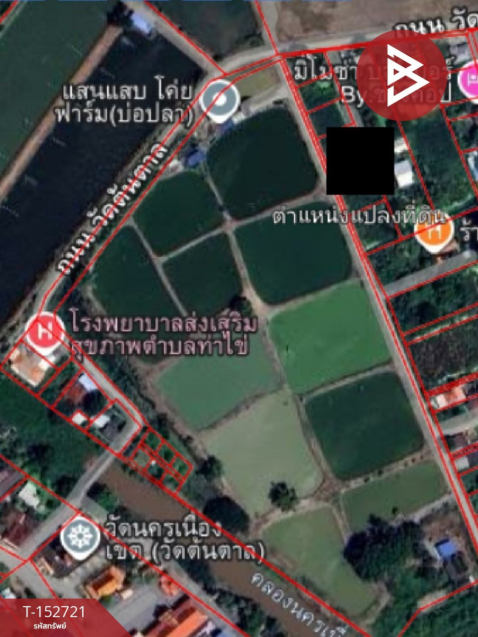 ขายที่ดิน เนื้อที่ 1 งาน 39 ตร.วา ท่าไข่ ฉะเชิงเทรา