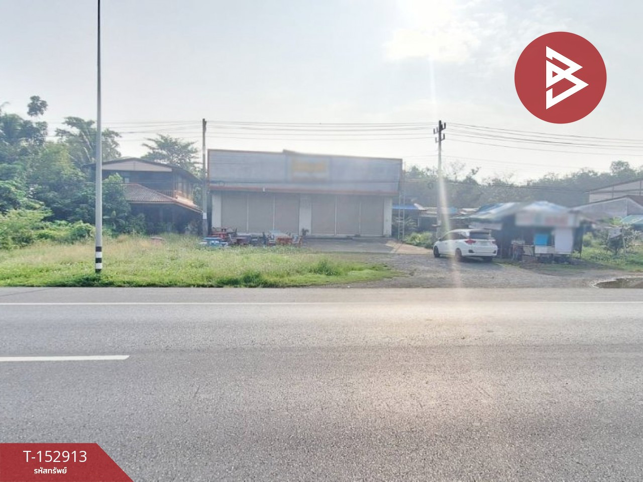 ขายโกดังพร้อมอาคารชั้นเดียว เนื้อที่ 163.6 ตร.วา นครศรีธรรมราช ทำเลค้าขาย ติดถนนใหญ่ทุ่งสง-พัทลุง