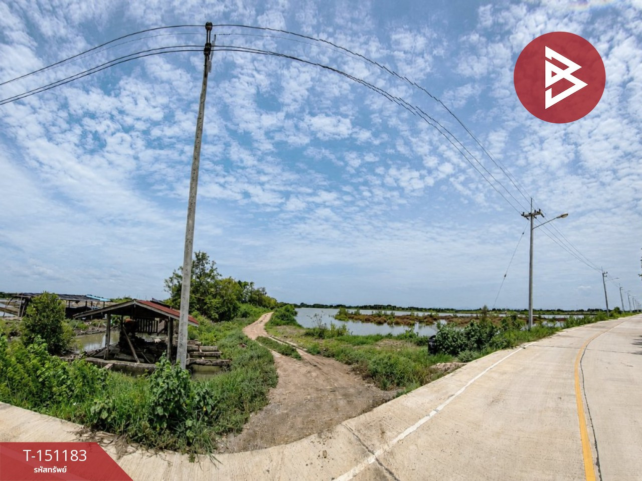 ขายที่ดิน เนื้อที่ 59 ไร่ 3 งาน 85 ตร.วา บ้านแหลม เพชรบุรี