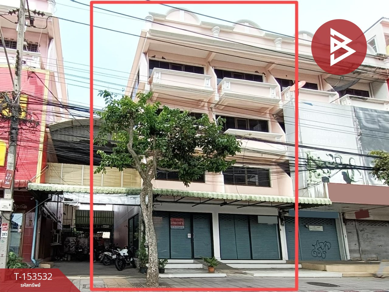 ขาย/เช่า อาคาพาณิชย์ 4 ชั้น เนื้อที่ 44.5 ตร.วา ติดถนนลาดกระบัง กรุงเทพฯ ทำเลดี