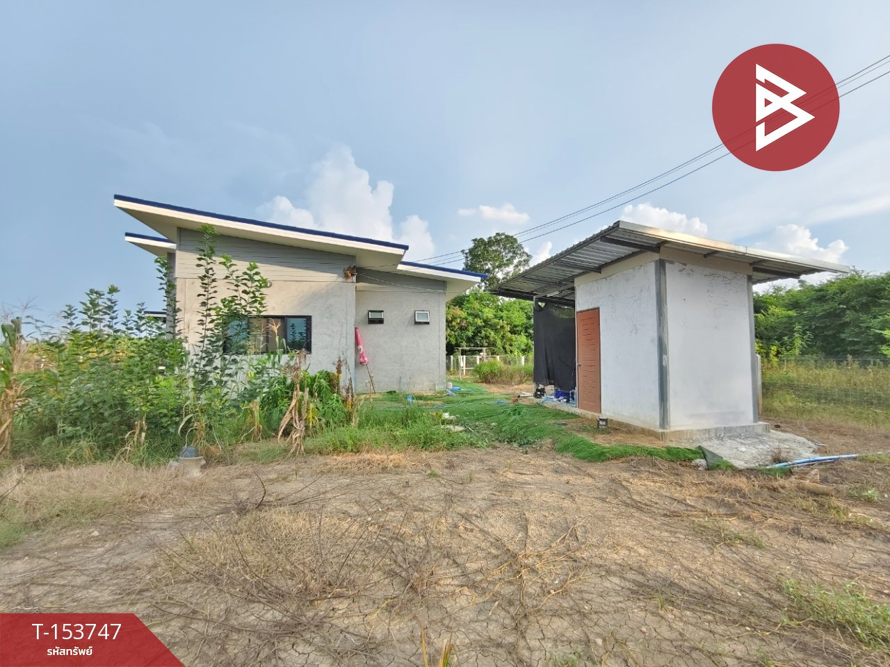 ขายบ้านเดี่ยวพร้อมที่ดิน เนื้อที่ 1 ไร่ 3 งาน 3 ตร.วา บ้านโป่ง ราชบุรี