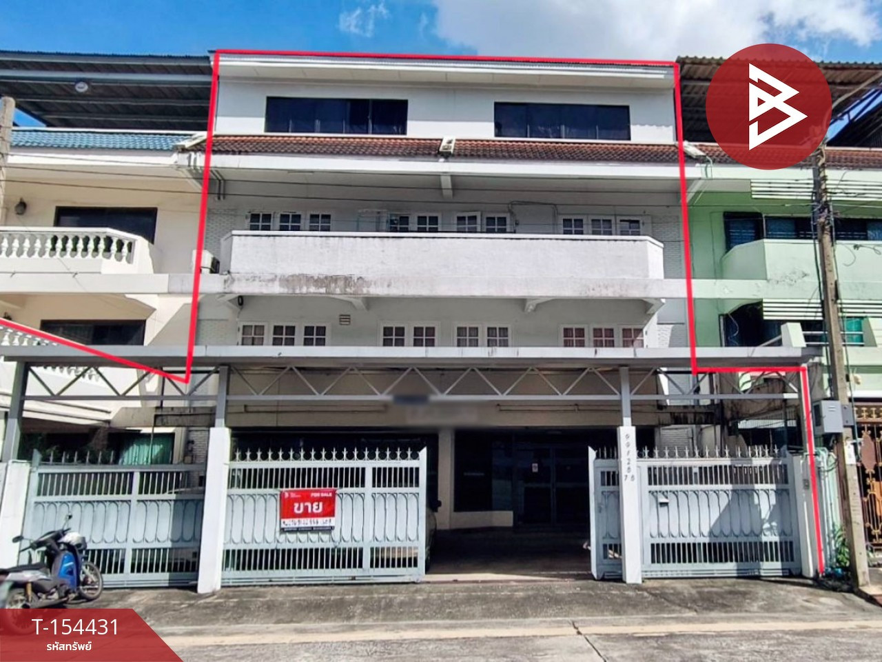 ขายทาวเฮ้าส์ 4 ชั้น 2 คูหา หมู่บ้านศรีปราโมทย์ ถ.นนทรี ยานนาวา กรุงเทพมหานคร