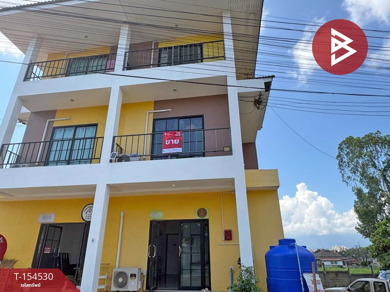 ขายอพาร์ทเม้นท์ 3 ชั้น เนื้อที่ 94.9 ตร.วา บ้านต๋อม พะเยา