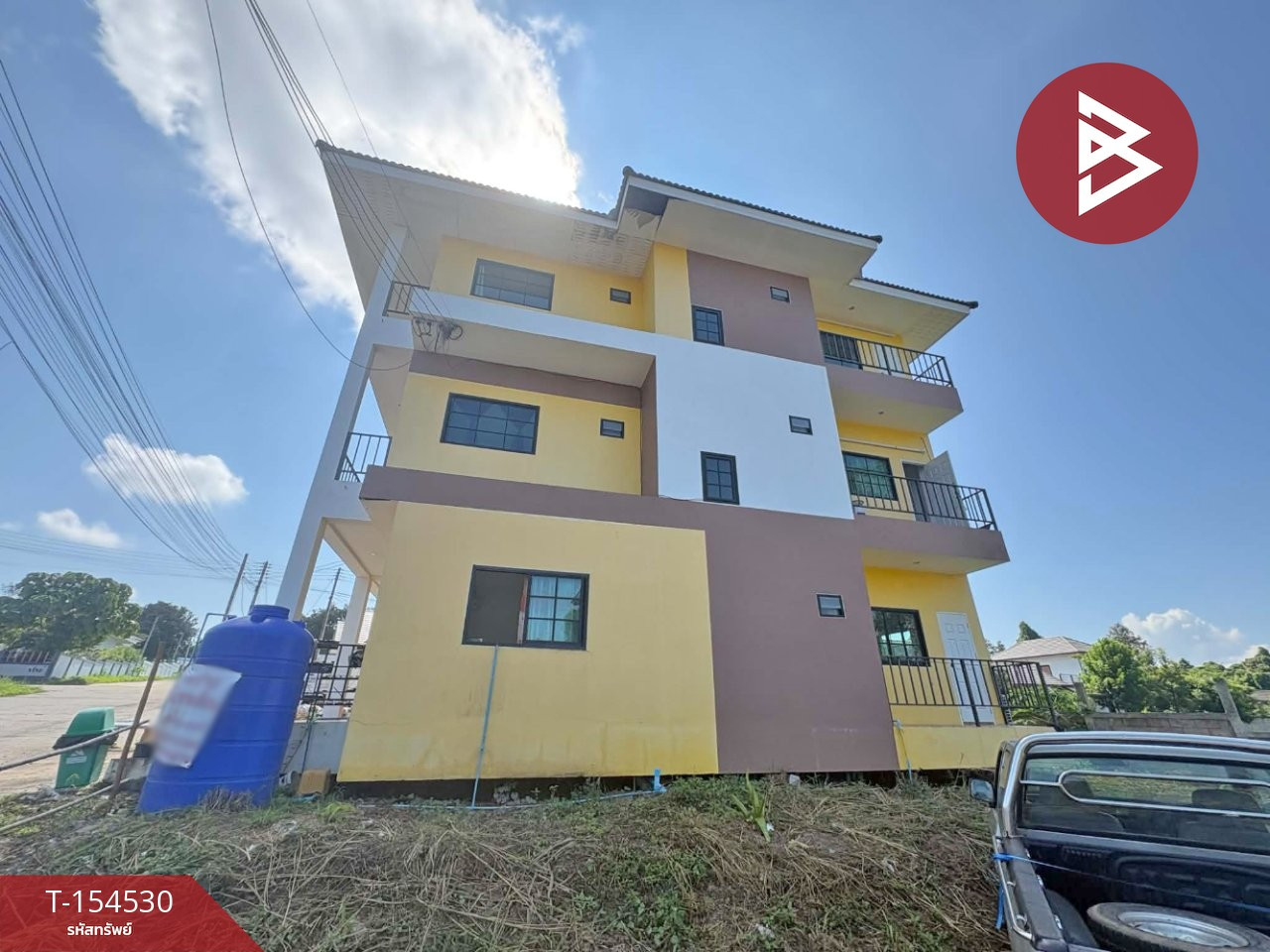ขายอพาร์ทเม้นท์ 3 ชั้น เนื้อที่ 94.9 ตร.วา บ้านต๋อม พะเยา