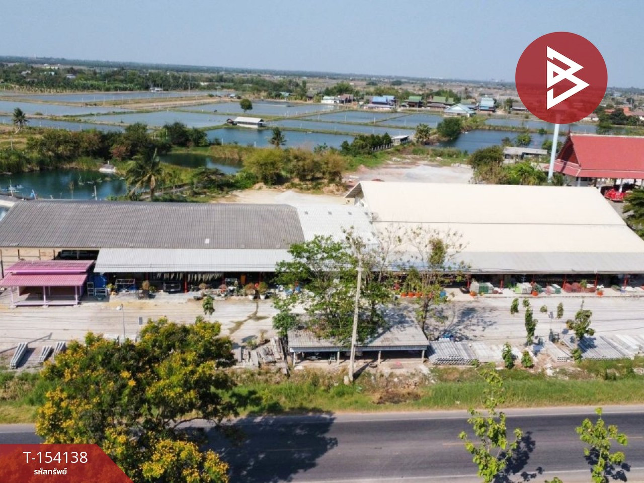 ขายที่ดินพร้อมสิ่งปลูกสร้าง เนื้อที่ 14 ไร่ 2 งาน 40 ตร.วา บางแพ ราชบุรี