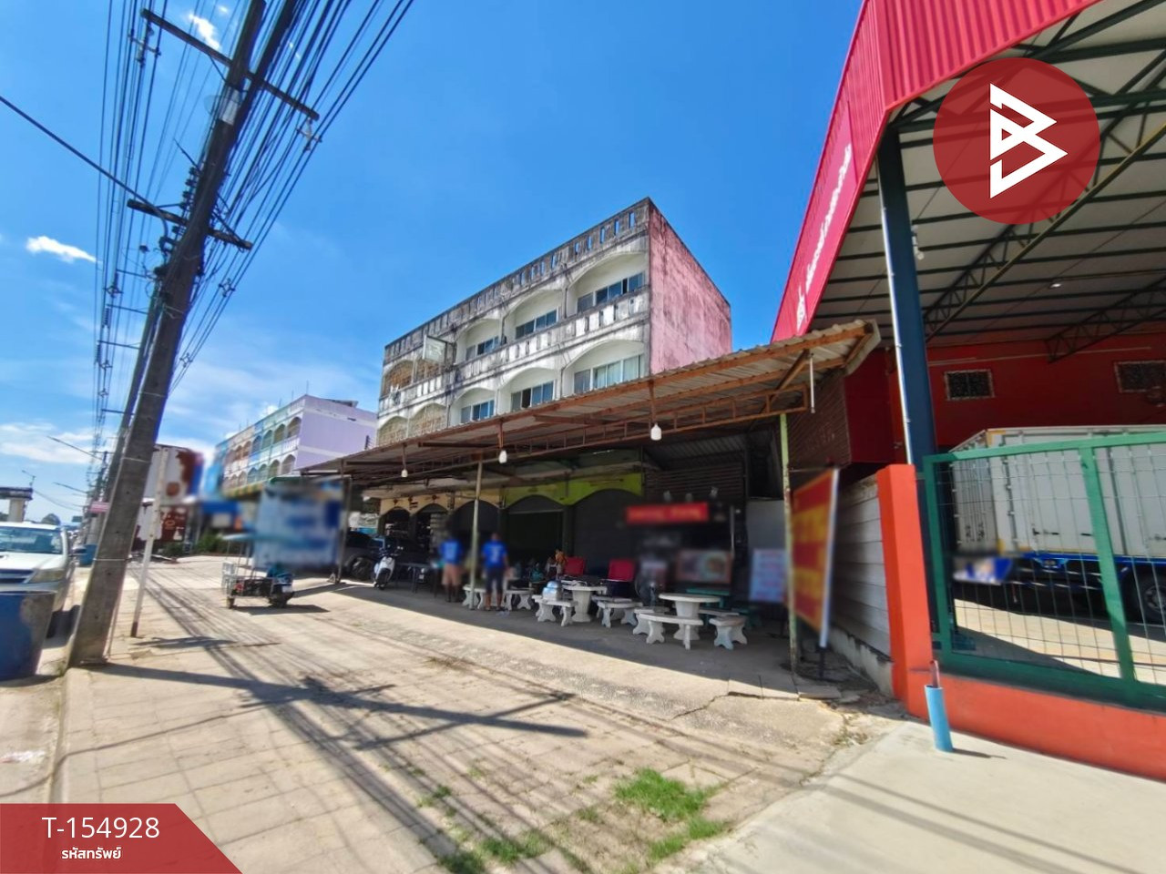 ขายอาคารพาณิชย์ 3 ชั้น เนื้อที่ 36 ตร.วา อ.แกลง ระยอง ทำเลดี ติดถนนสุขุมวิท