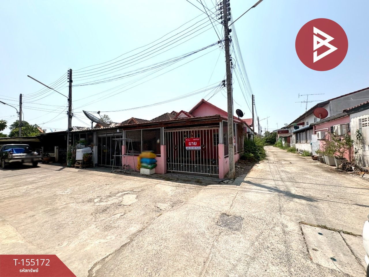 ขายทาวน์เฮ้าส์ 1 ชั้น เนื้อที่ 21 ตร.วา บ้านกล้วย ชัยนาท